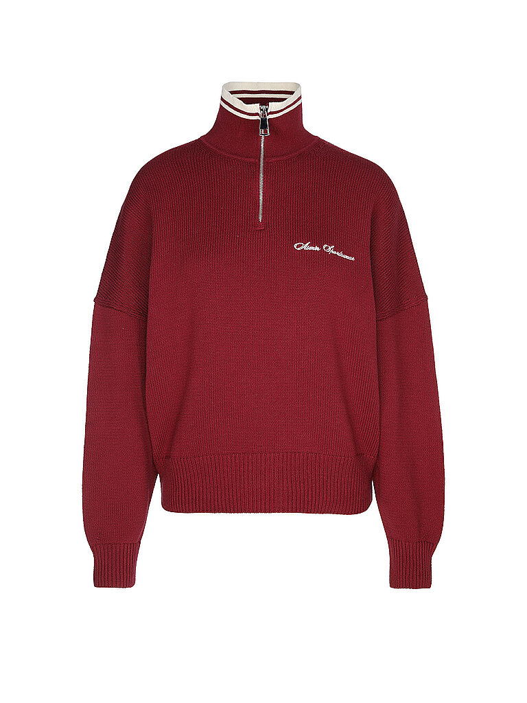 AIM'N AIM'N Damen Sweater HalfZip dunkelrot | XS, dunkelrot