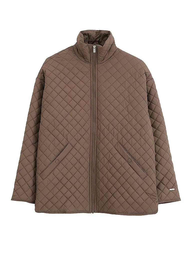 AIM'N | Damen Jacke Quilted Anorak | braun