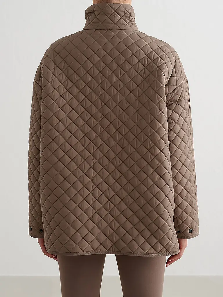 AIM'N | Damen Jacke Quilted Anorak | braun