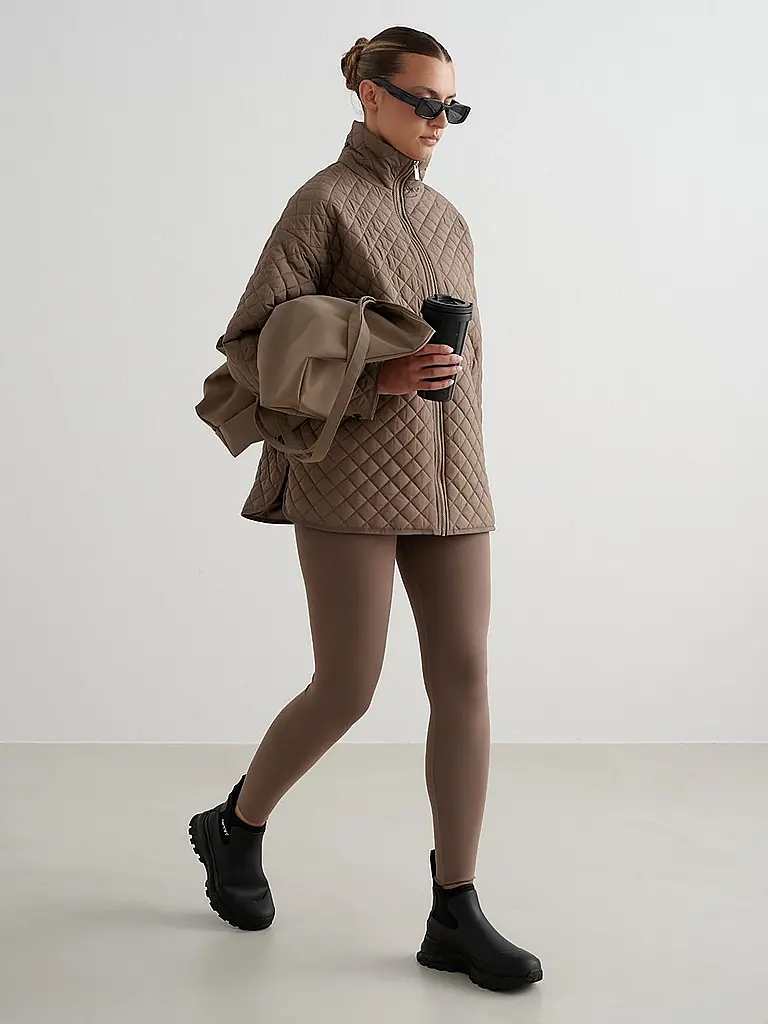 AIM'N | Damen Jacke Quilted Anorak | braun