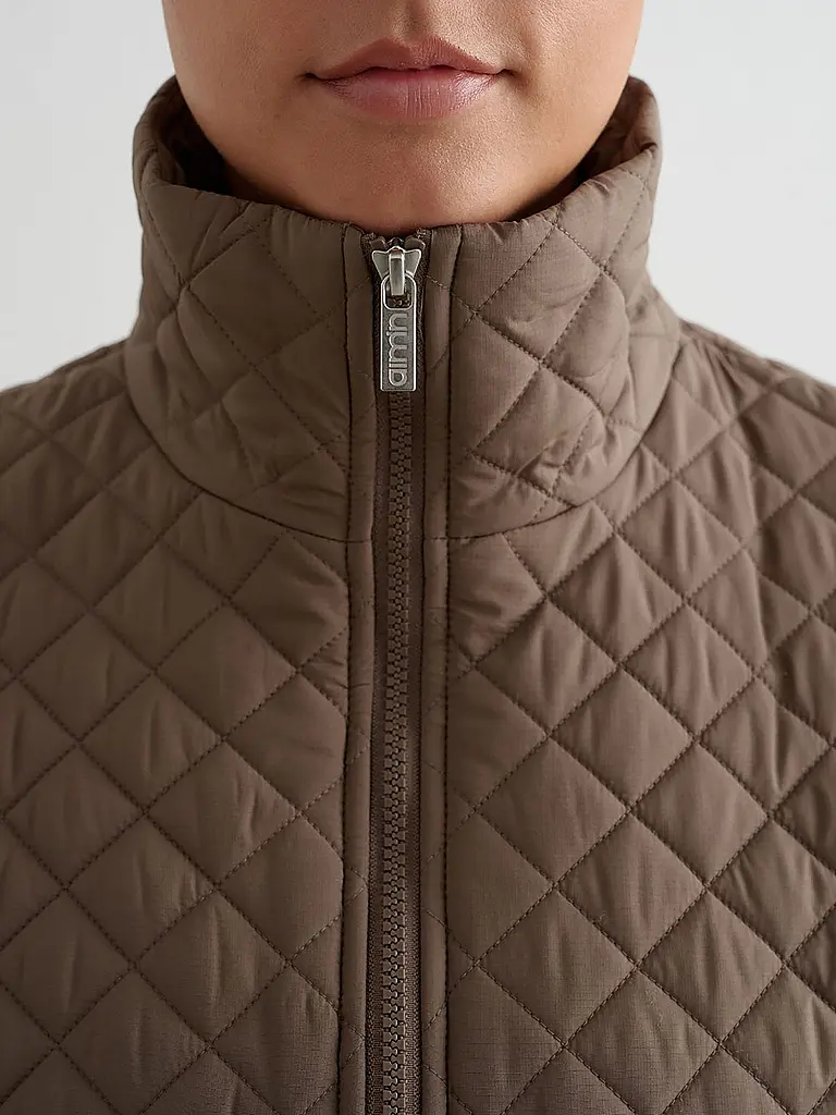 AIM'N | Damen Jacke Quilted Anorak | braun