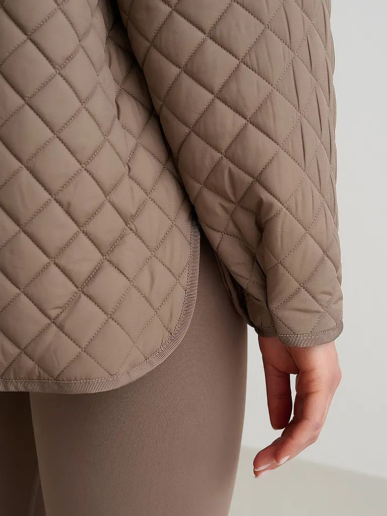 AIM'N | Damen Jacke Quilted Anorak | braun