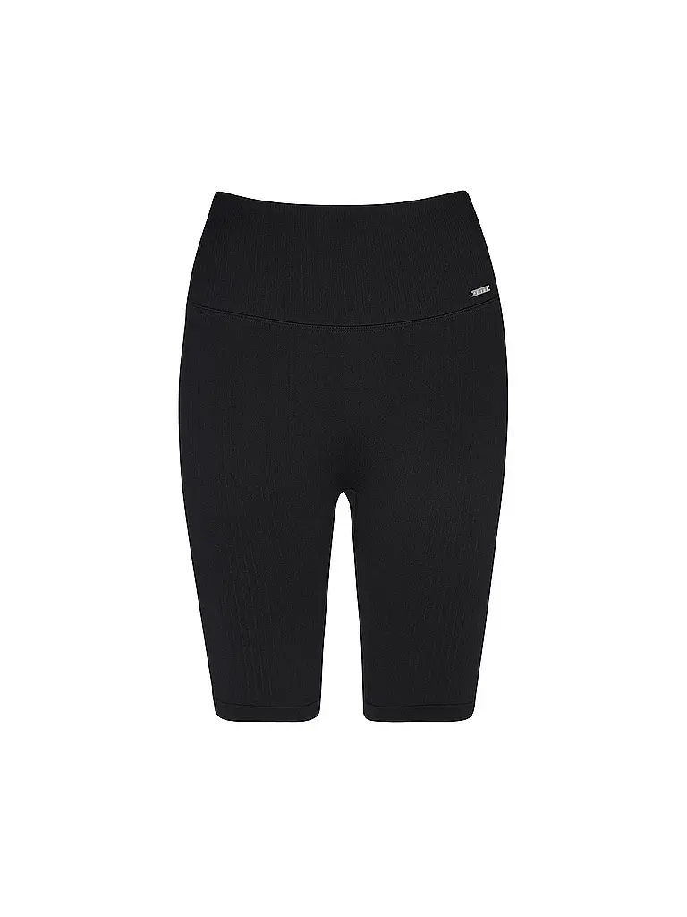 AIM'N | Damen Radlerhose Ribbed Seamless | schwarz