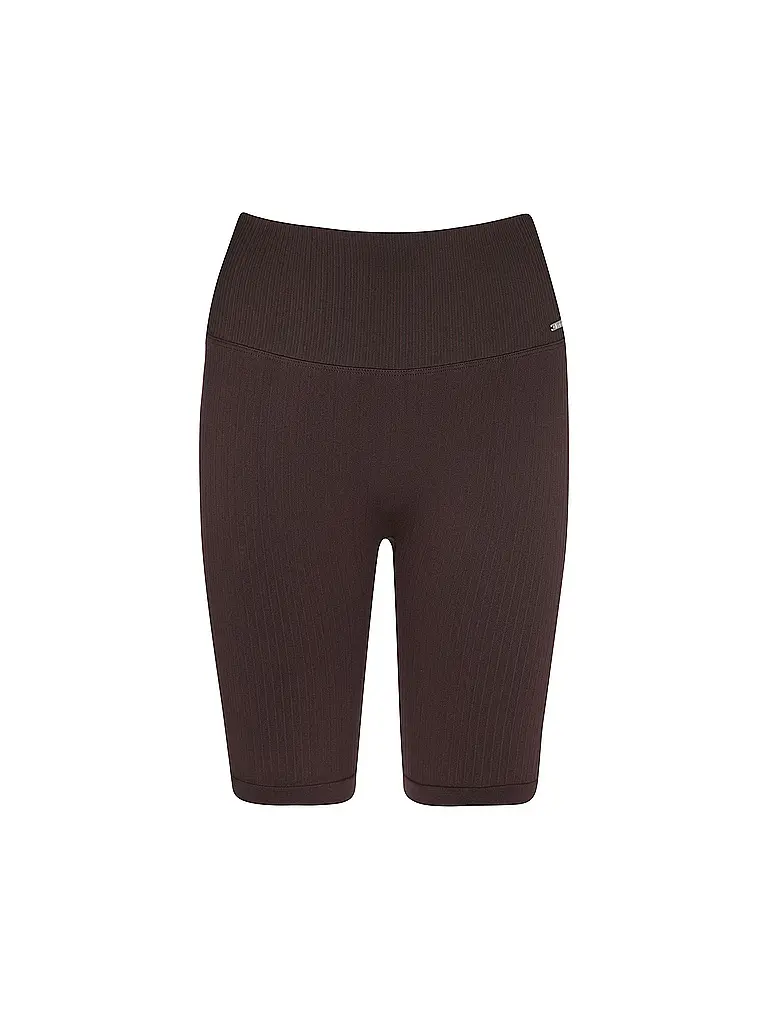 AIM'N | Damen Radlerhose Ribbed Seamless | braun