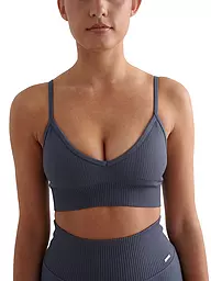 AIM'N | Damen Sport-BH Ribbed Seamless Cropped | dunkelblau