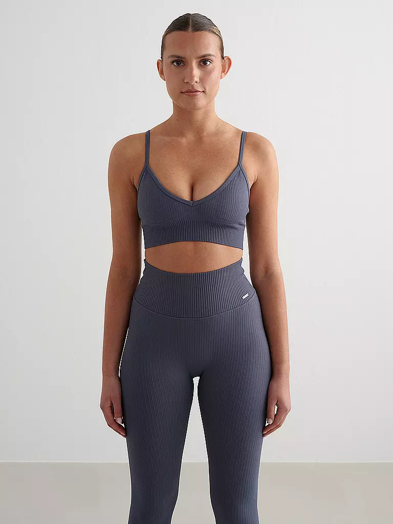 AIM'N | Damen Sport-BH Ribbed Seamless Cropped | 