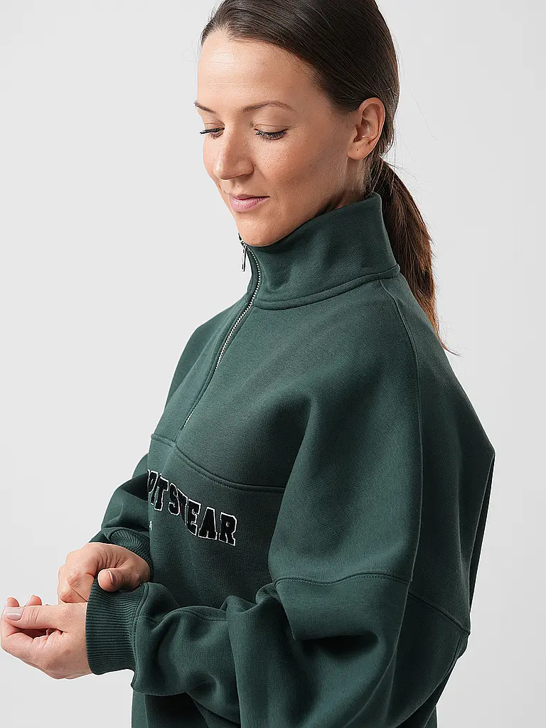 AIM'N | Damen Sweater Varsity mit Zip | 