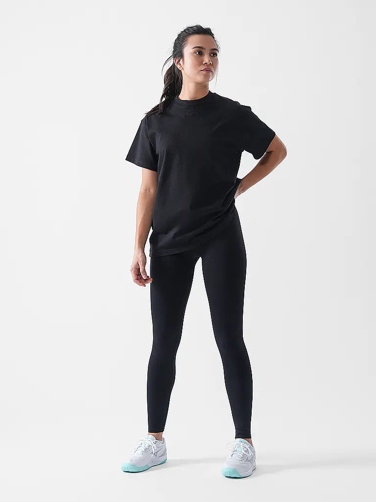 AIM'N | Damen T-Shirt Boyfriend | schwarz