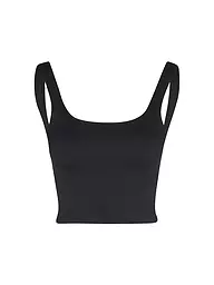 AIM'N | Damen Top Ribbed Seamless | schwarz