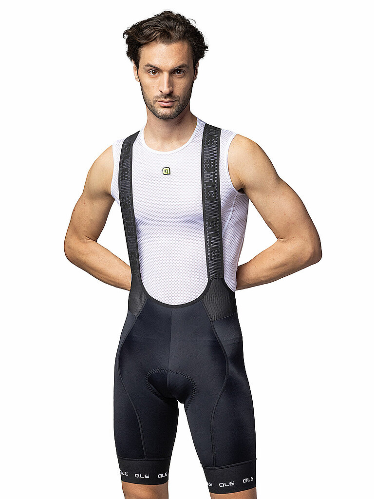 ALÉ Herren Rad Trägerhose Strada 2.0 schwarz | XXL