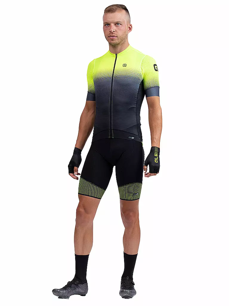 ALE | Herren Rad Trikot Gradient | gelb