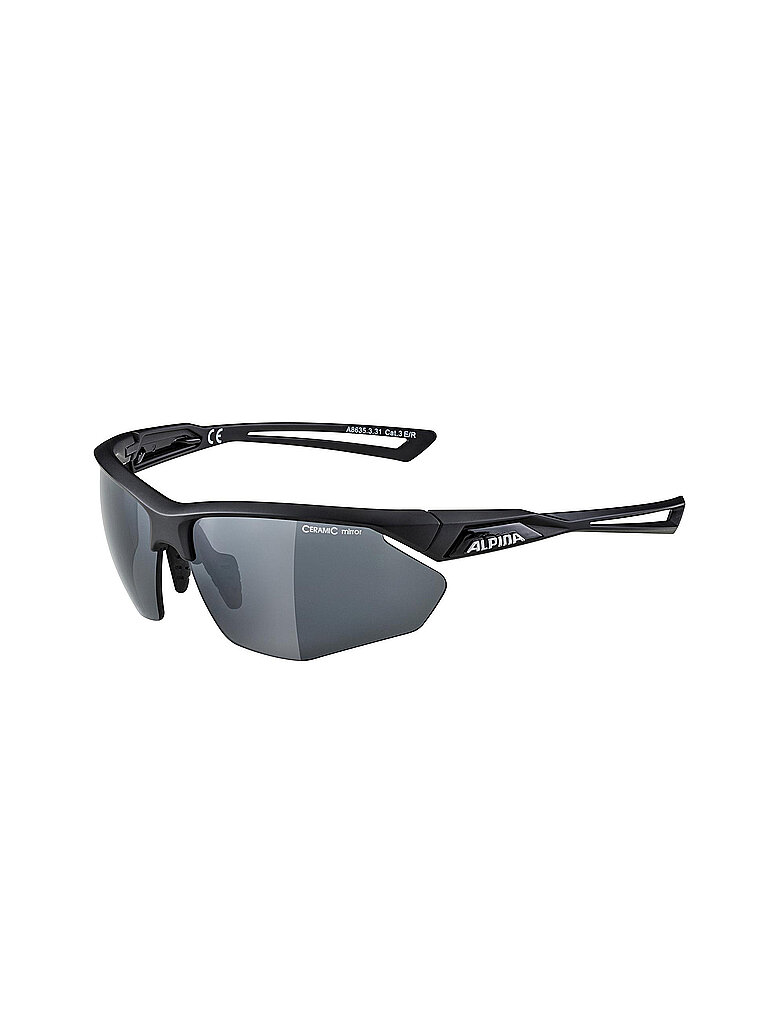 Alpina ALPINA Sportbrille Alpina Nylos schwarz, schwarz