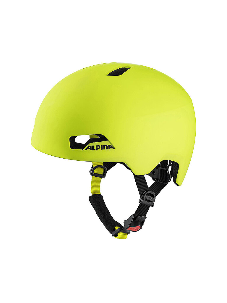 Alpina ALPINA Kinder Fahrradhelm Hackney gelb | 47-51CM, gelb