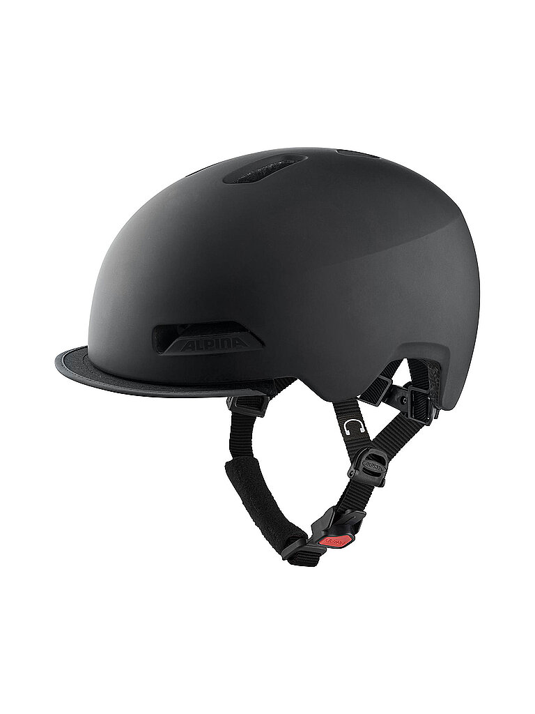 Alpina ALPINA Fahrradhelm Brooklyn schwarz | 52-57CM, schwarz