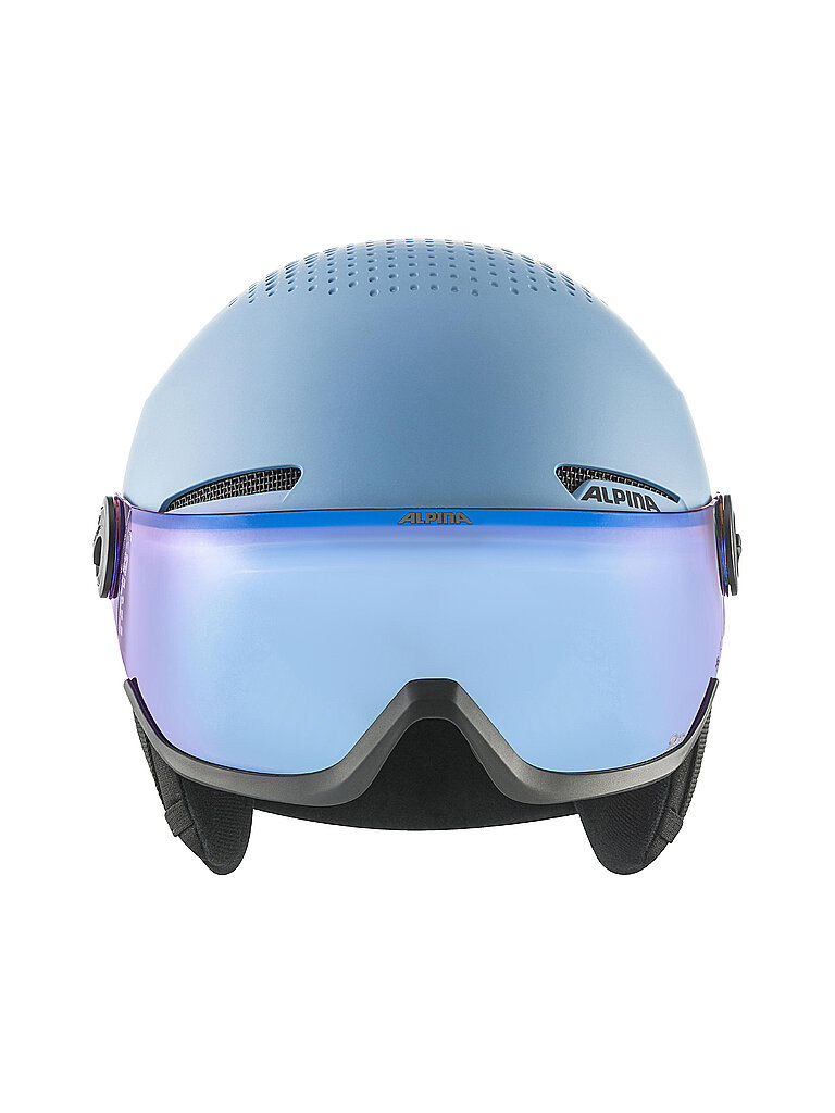 Alpina ALPINA Kinder Skihelm Zupo Visor Q-Lite blau | 48-52CM, blau