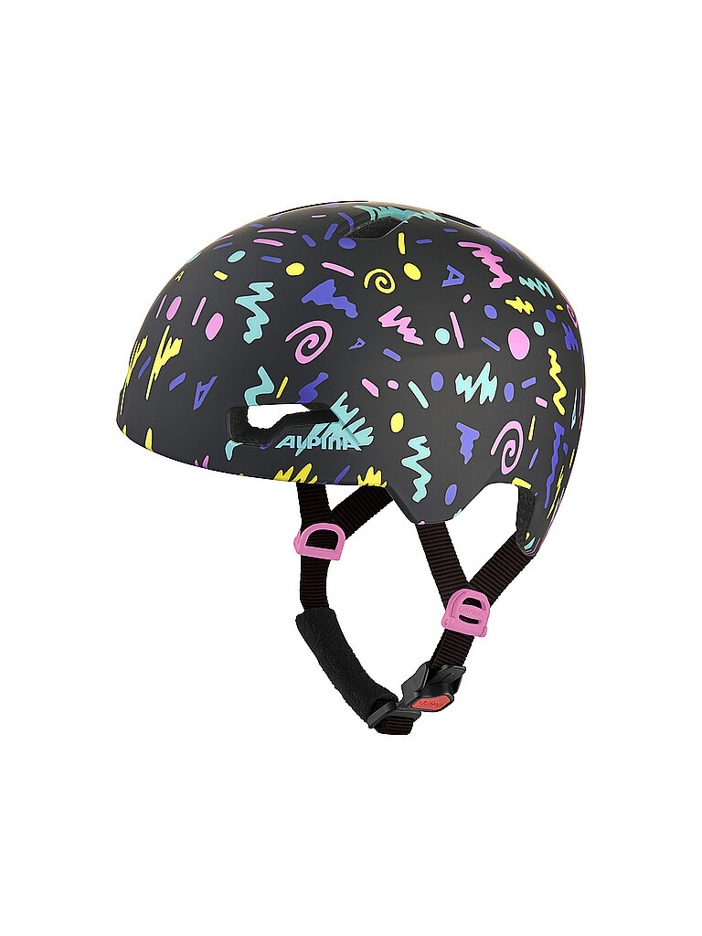 Alpina ALPINA Kinder Fahrradhelm Hackney schwarz, schwarz