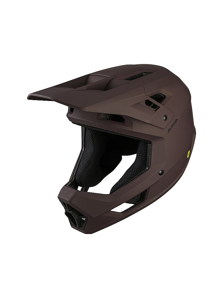 ALPINA Fahrradhelm Fullface Pikes Mips braun | 60-63CM