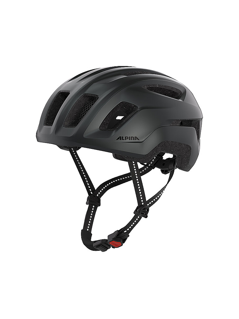 Alpina ALPINA Fahrradhelm Paranus Urban schwarz | 52-56CM, schwarz