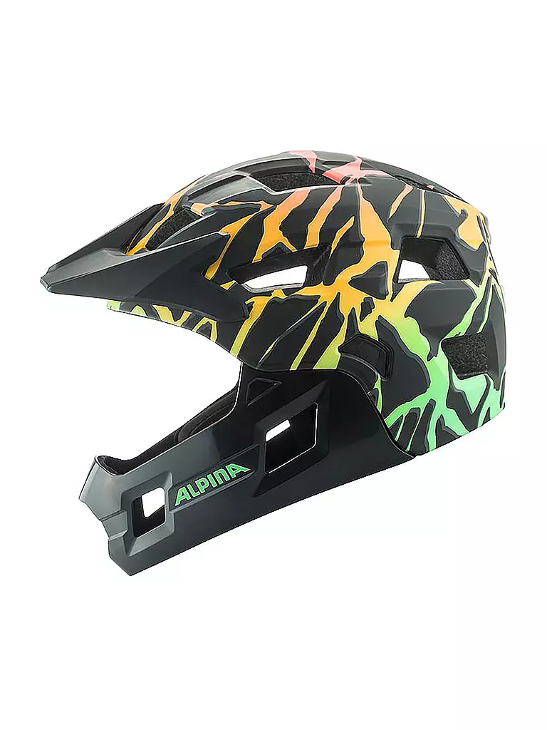 ALPINA | Kinder Fullface MTB-Helm Rupi | schwarz