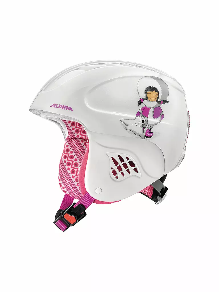 ALPINA | Mädchen Skihelm Carat Eskimo | weiß