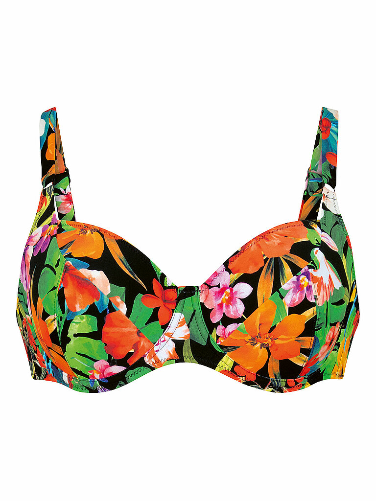 Anita ANITA Damen Bikinioberteil RF-Wild Garden schwarz | 40F, schwarz