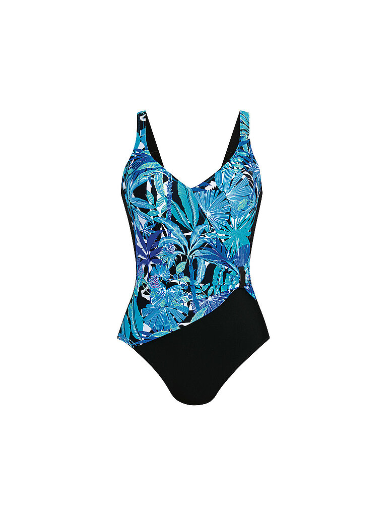 ANITA Damen Badeanzug Palmtree Elea blau | 50F