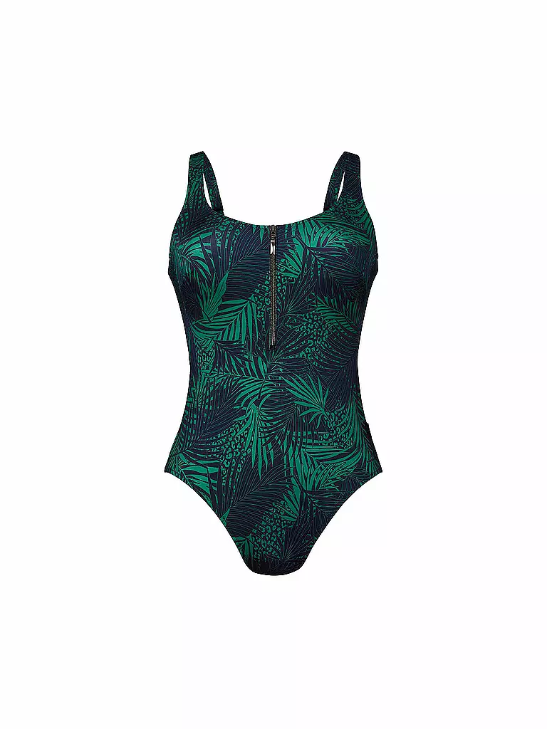 ANITA | Damen Badeanzug Green Shades | dunkelblau