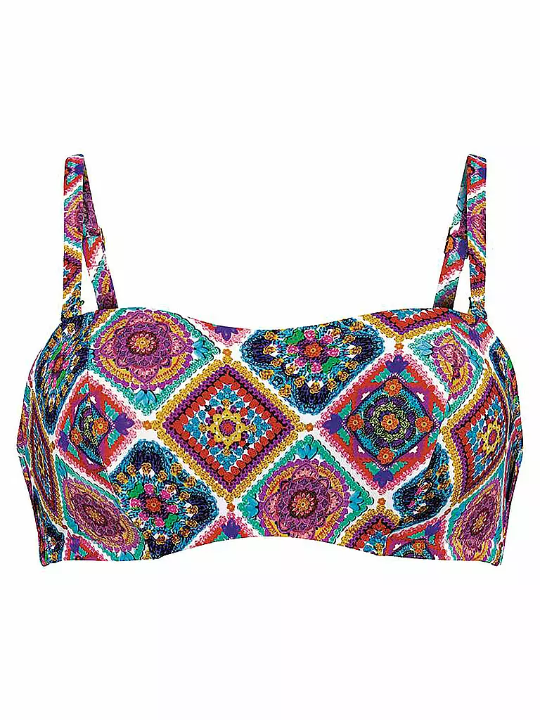 ANITA | Damen Bikinioberteil Crochet Flower | bunt