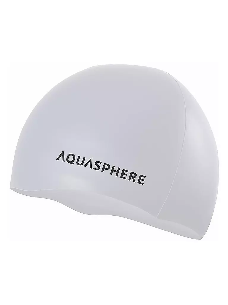 AQUASPHERE | Badehaube Plain Cap | weiss