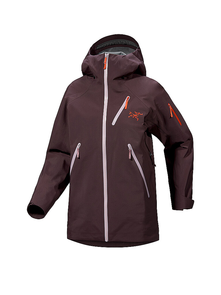 Arcteryx ARCTERYX Damen Tourenjacke Nita Shell GTX Hoodie beere | L, beere
