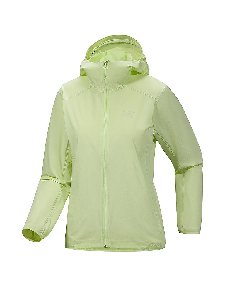 ARCTERYX Damen Softshelljacke Gamma Lightweight Hoodie hellgrün | L