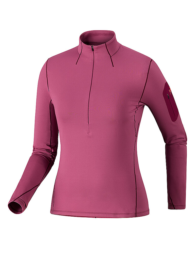 Arc'teryx ARCTERYX Damen Touren Zopshirt Rho beere | XS, beere