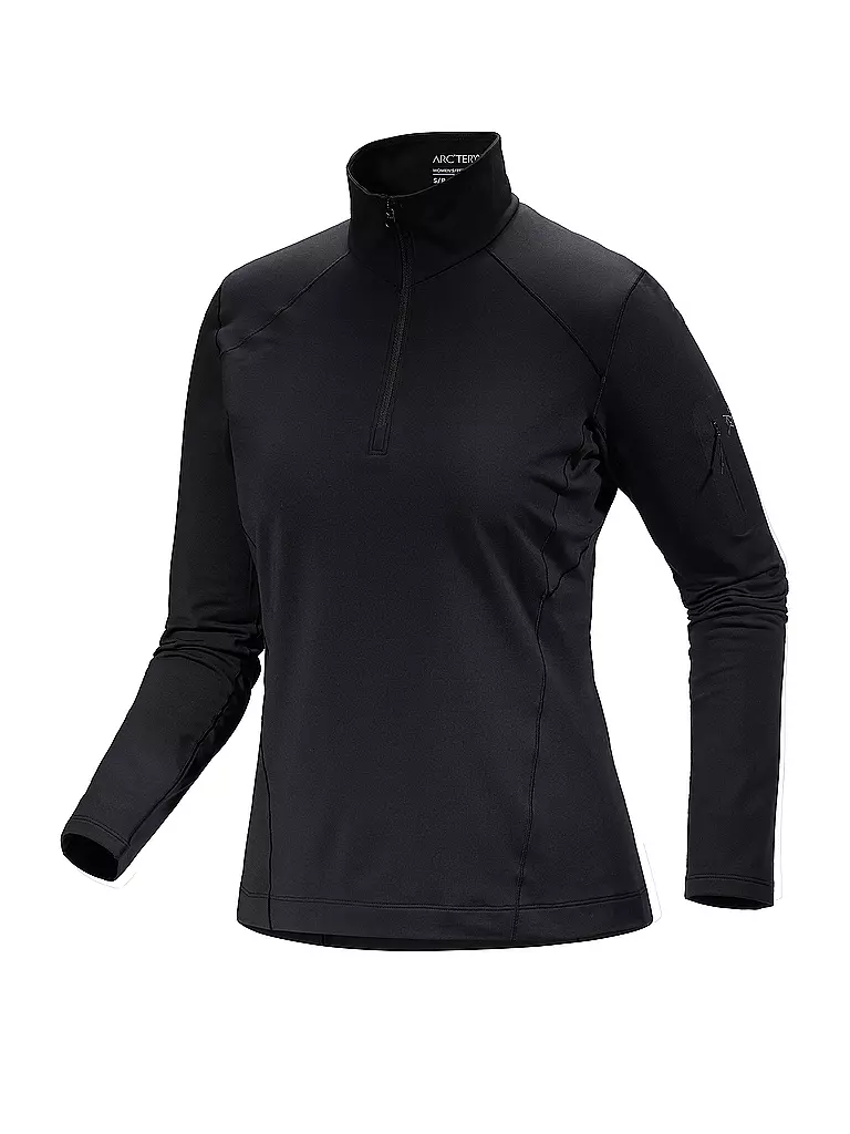 ARCTERYX | Damen Funktions Zipshirt Rho | schwarz
