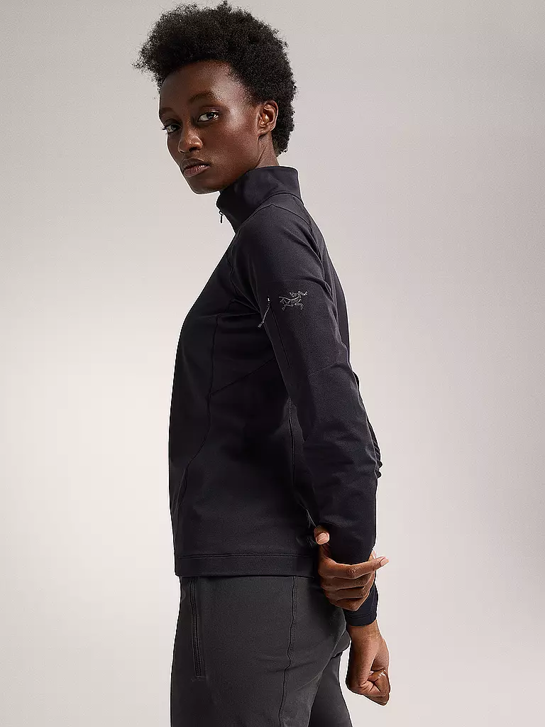 ARCTERYX | Damen Funktions Zipshirt Rho | schwarz