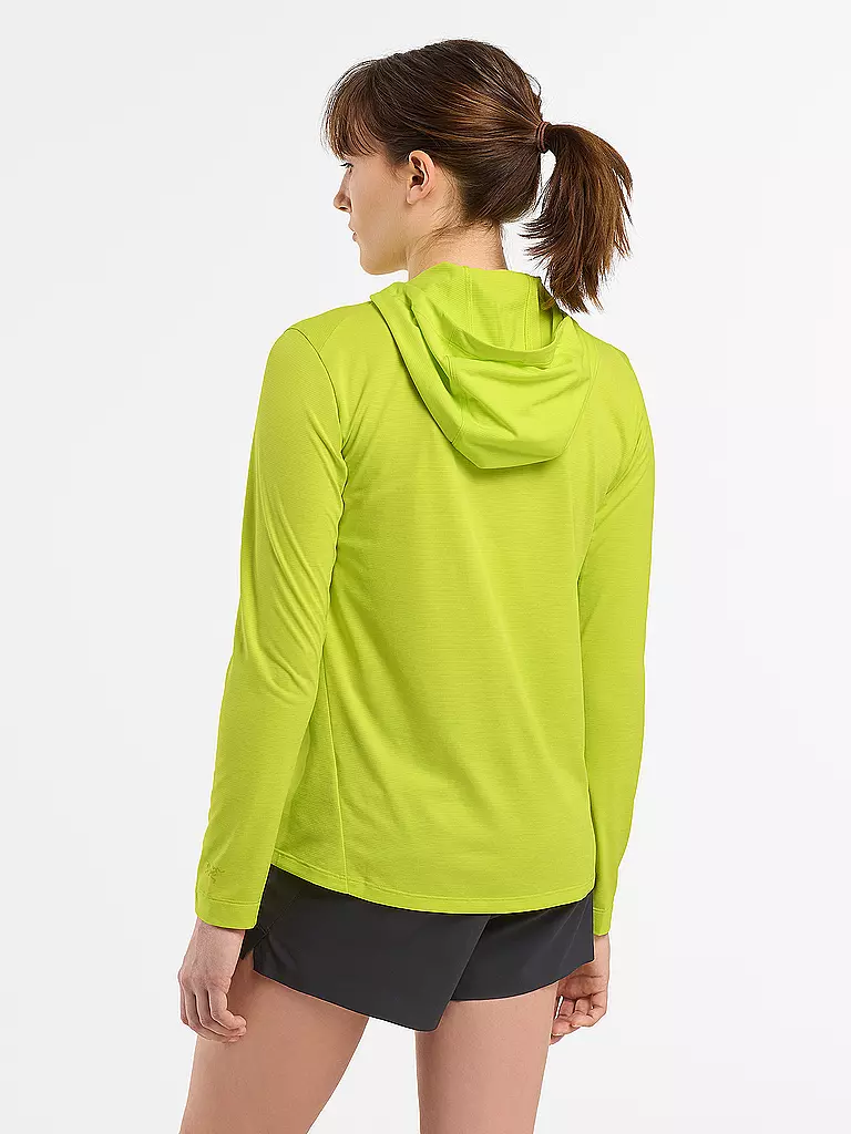 ARCTERYX | Damen Funktionshoodie Taema Hoodie | gelb