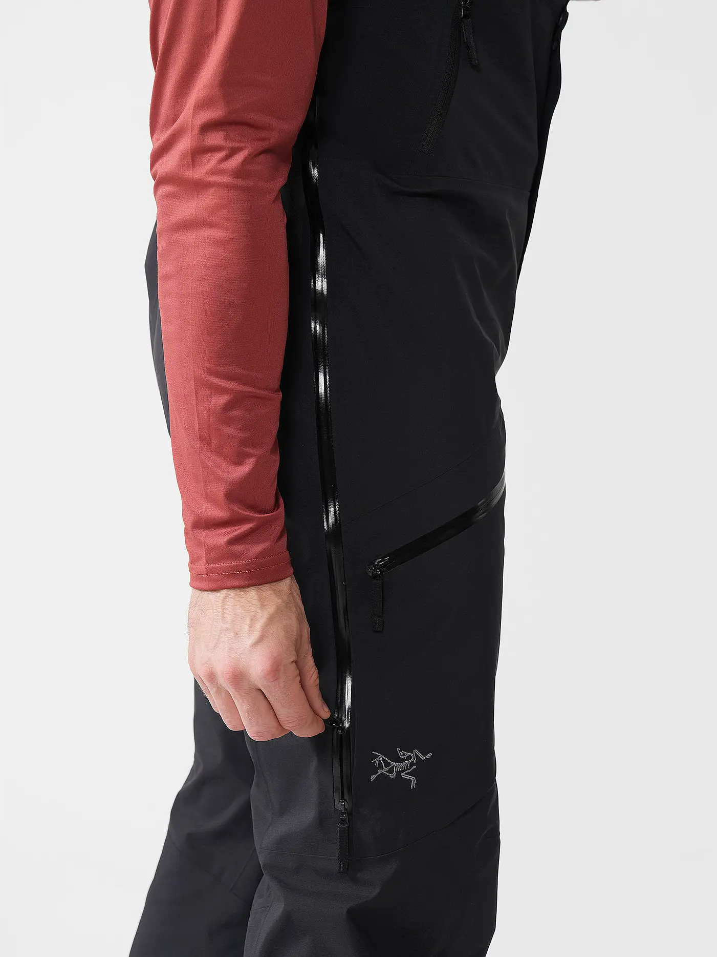 ARCTERYX | Herren Tourenhose Rush BIB 3L GTX | schwarz