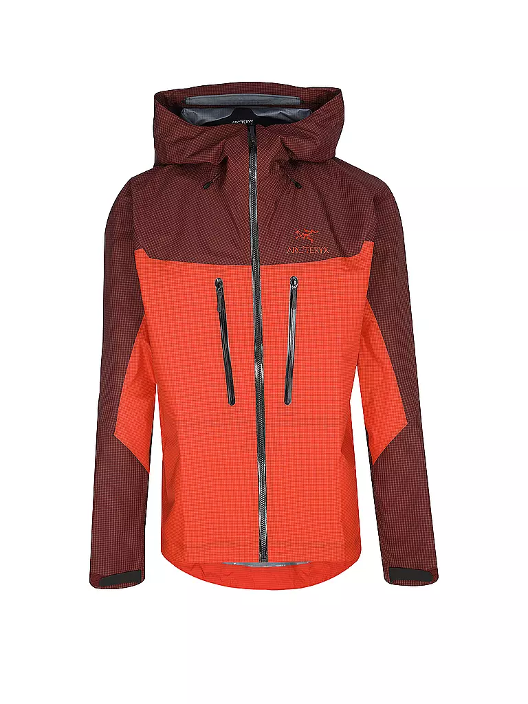 ARCTERYX | Herren Tourenjacke Alpha 3L GTX Hoodie | rot