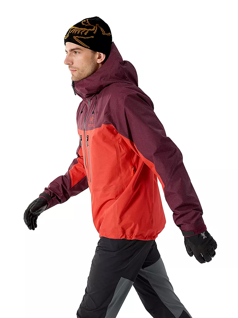 ARCTERYX | Herren Tourenjacke Alpha 3L GTX Hoodie | rot