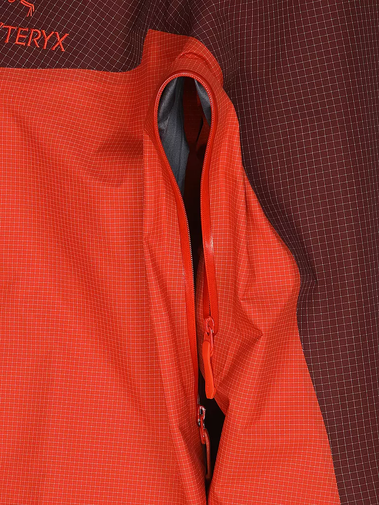 ARCTERYX | Herren Tourenjacke Alpha 3L GTX Hoodie | rot