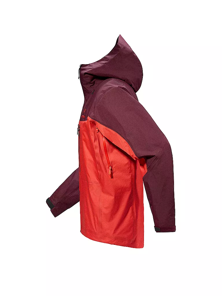 ARCTERYX | Herren Tourenjacke Alpha 3L GTX Hoodie | rot