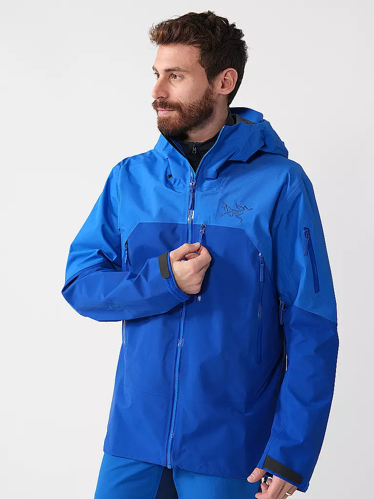 ARCTERYX | Herren Tourenjacke Rush 3L GTX Hoodie | blau
