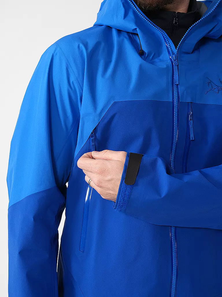 ARCTERYX | Herren Tourenjacke Rush 3L GTX Hoodie | blau
