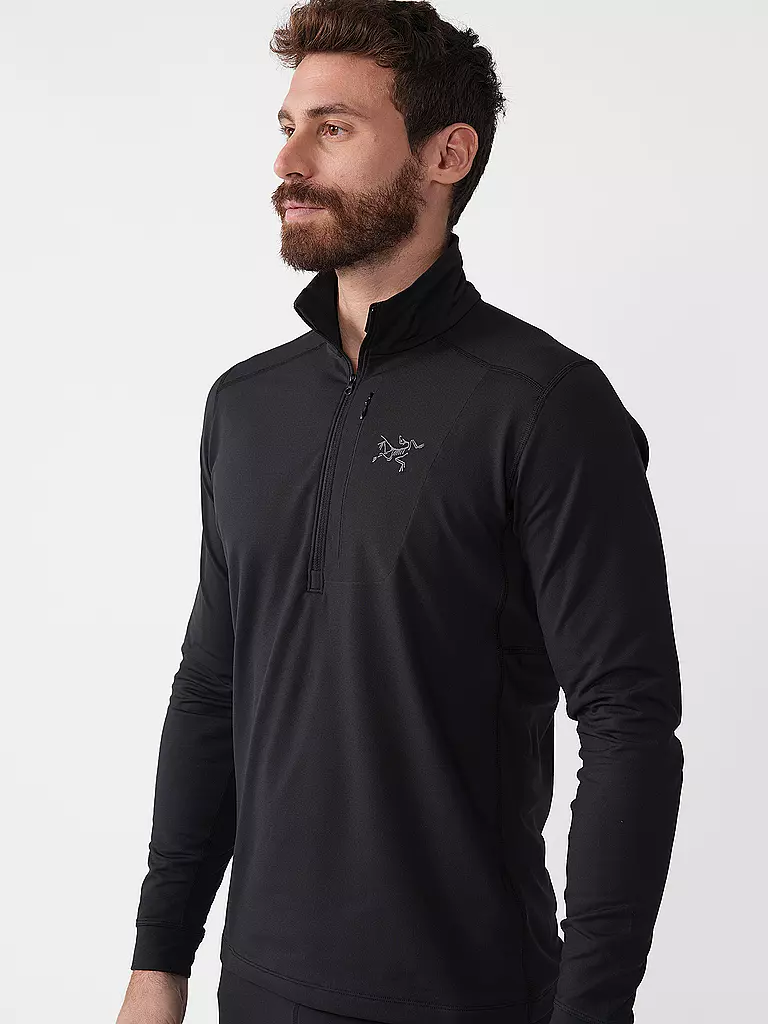 ARCTERYX | Herren Unterzieh Zipshirt RHO LT | dunkelrot