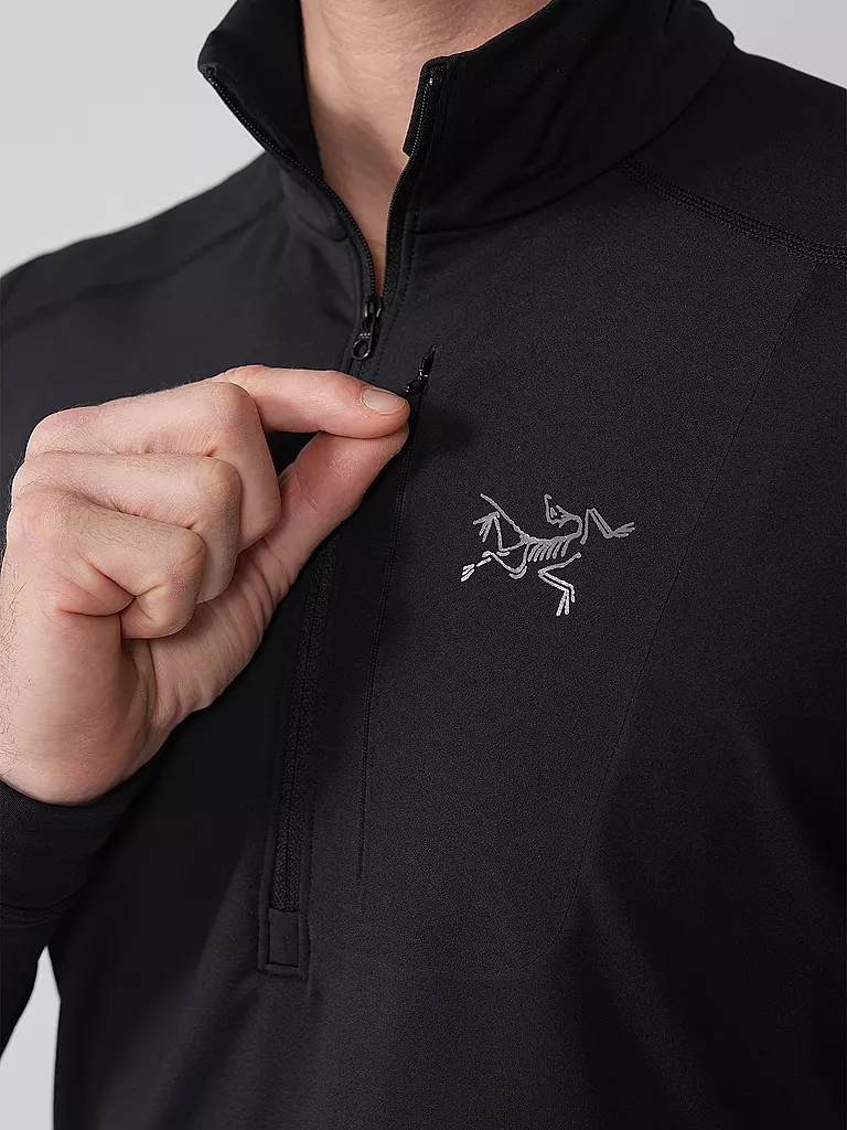 ARCTERYX | Herren Unterzieh Zipshirt RHO LT | dunkelrot
