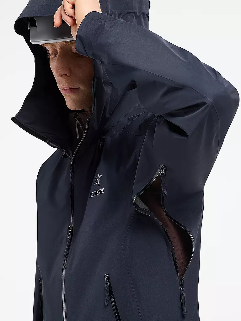 ARCTERYX | Herren Wanderjacke Beta Lt GTX 3L Hoodie | dunkelblau