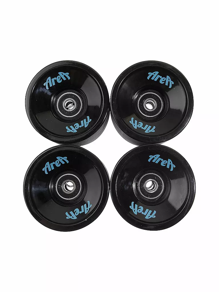 AREA | Longboard Wheels 4er Set | schwarz