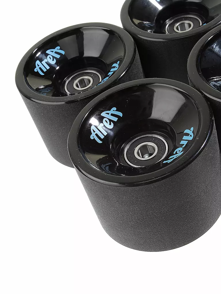 AREA | Longboard Wheels 4er Set | schwarz