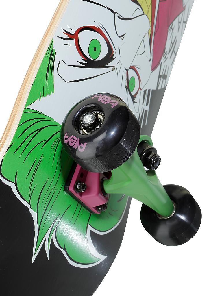 AREA Skateboard Joker schwarz