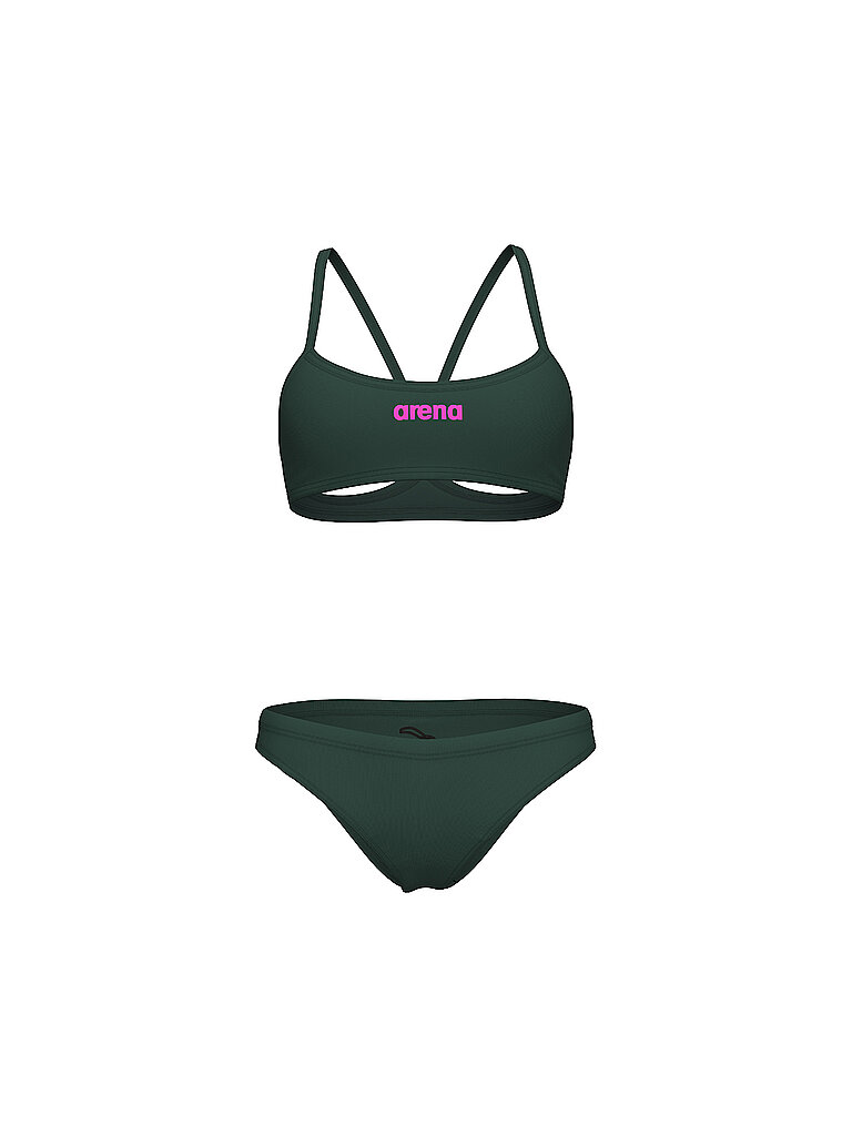 ARENA Damen Bikini Bandeau Solid olive | 36