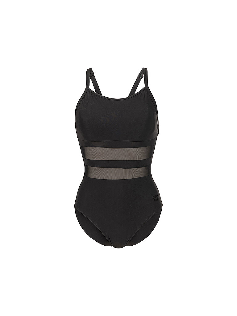 Arena ARENA Damen Badeanzug Mesh Equals Back schwarz | 38, schwarz